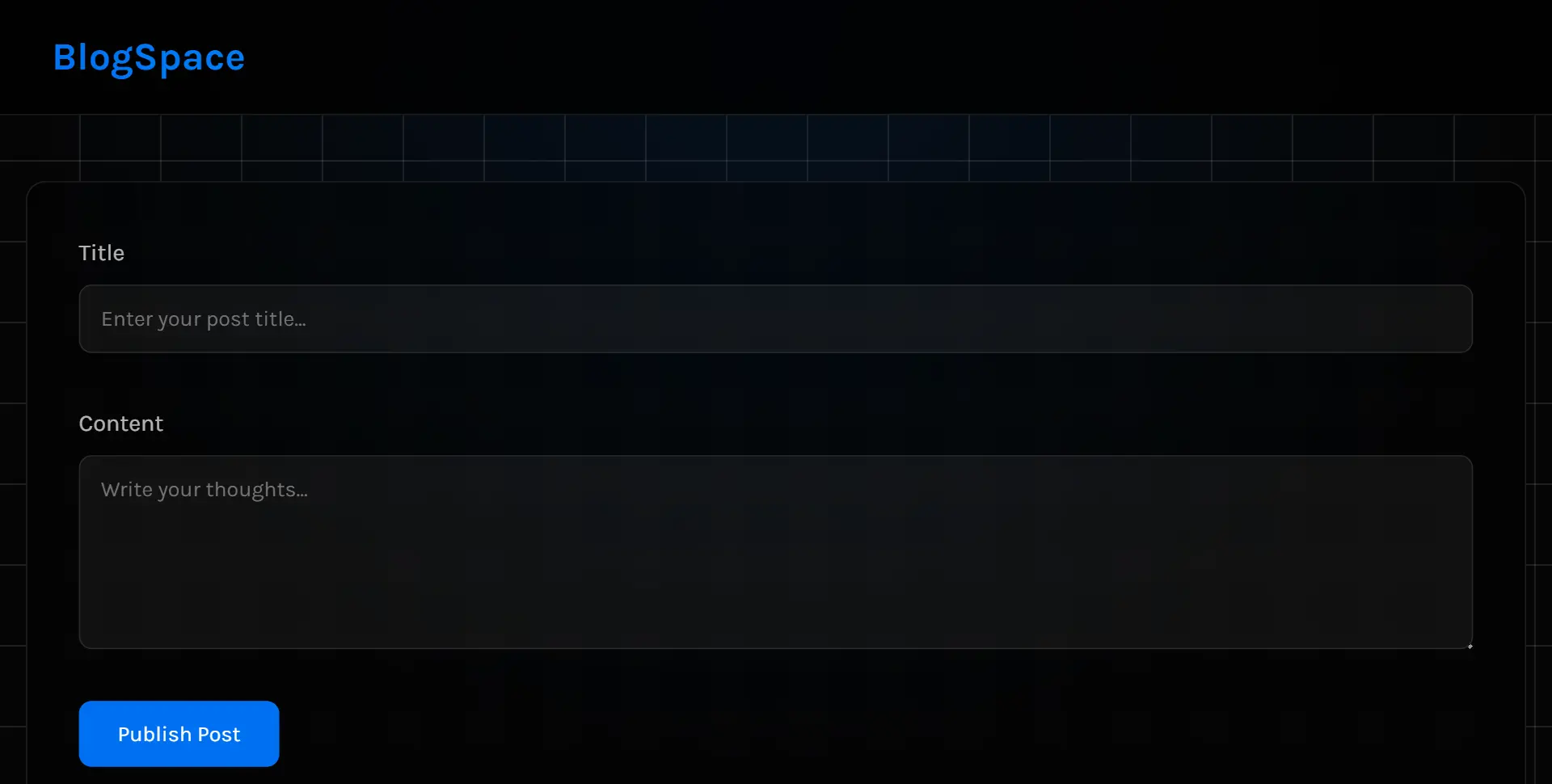 BlogSpace screenshot 1