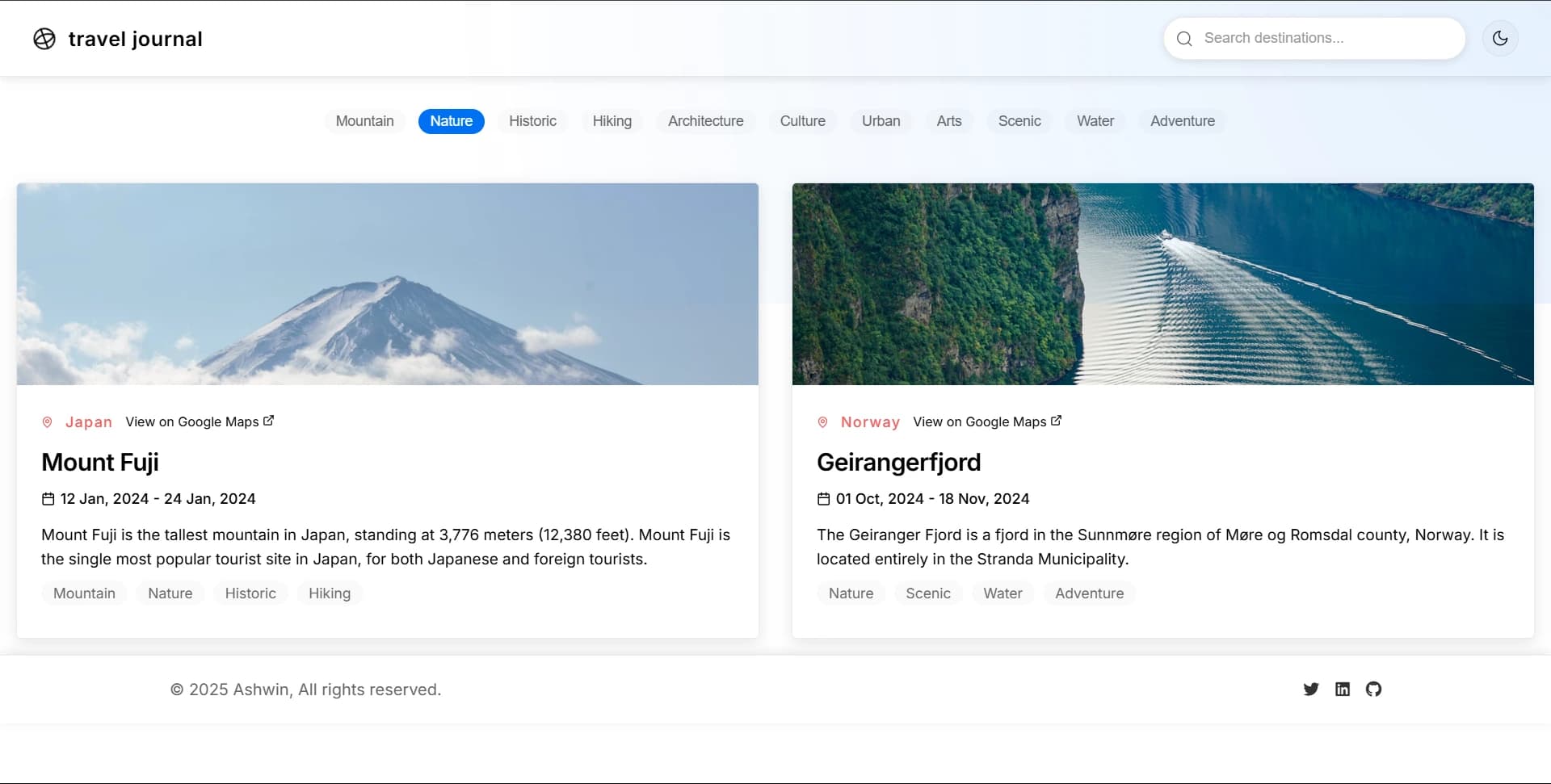 Travel Journal screenshot 5
