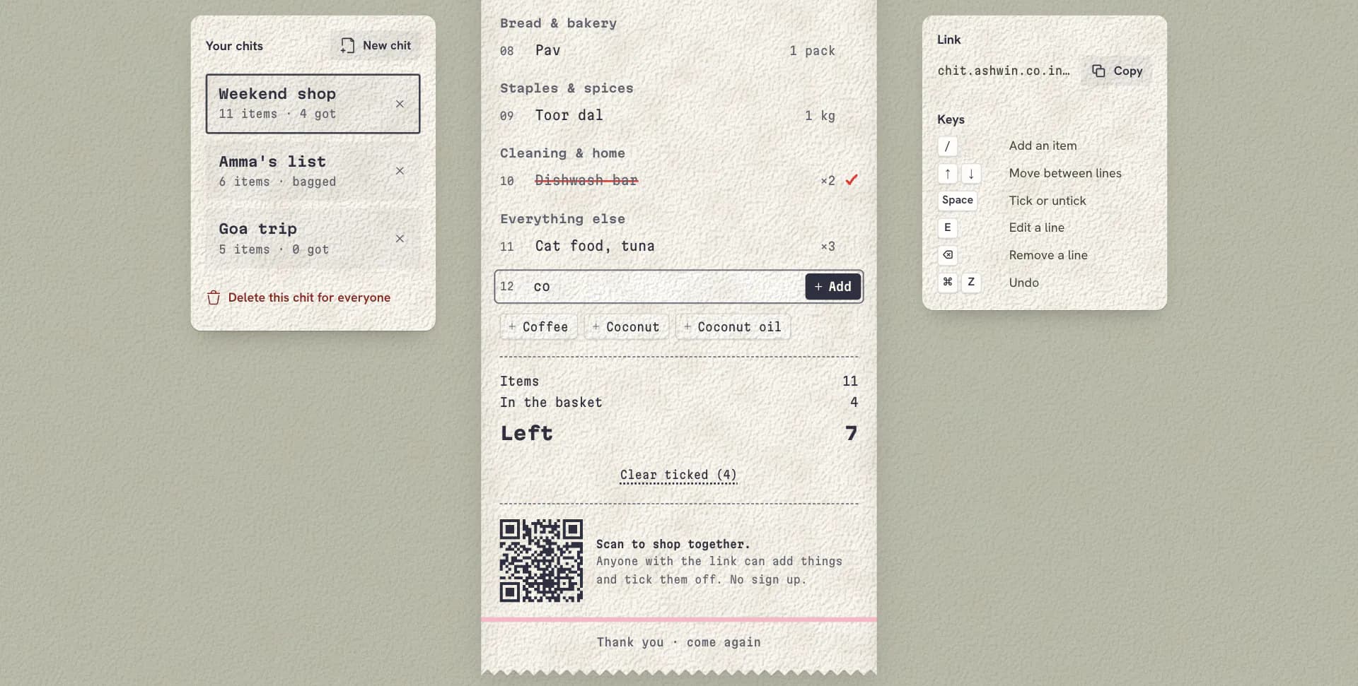 Chit screenshot 2
