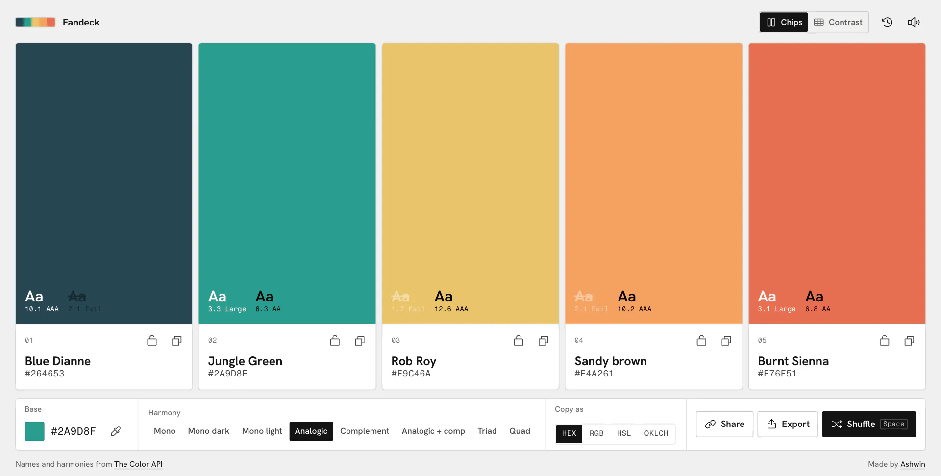 Fandeck screenshot 1
