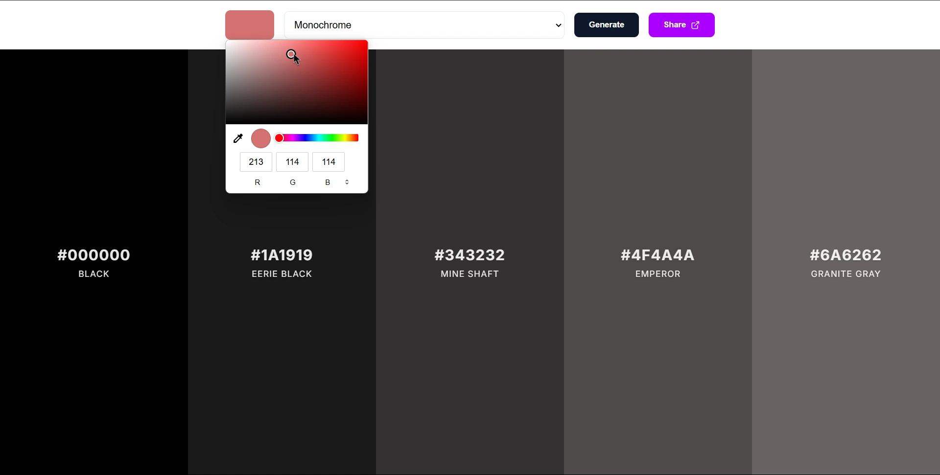 Color Scheme Generator screenshot 4