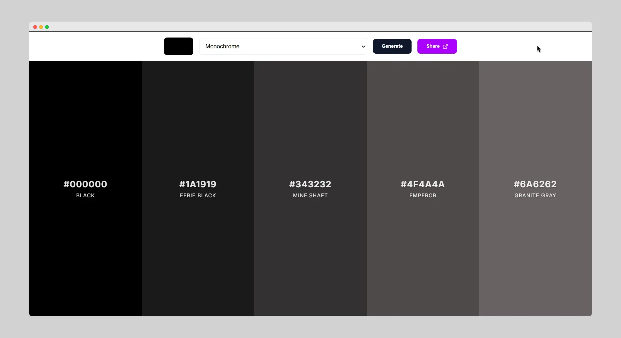 Color Scheme Generator