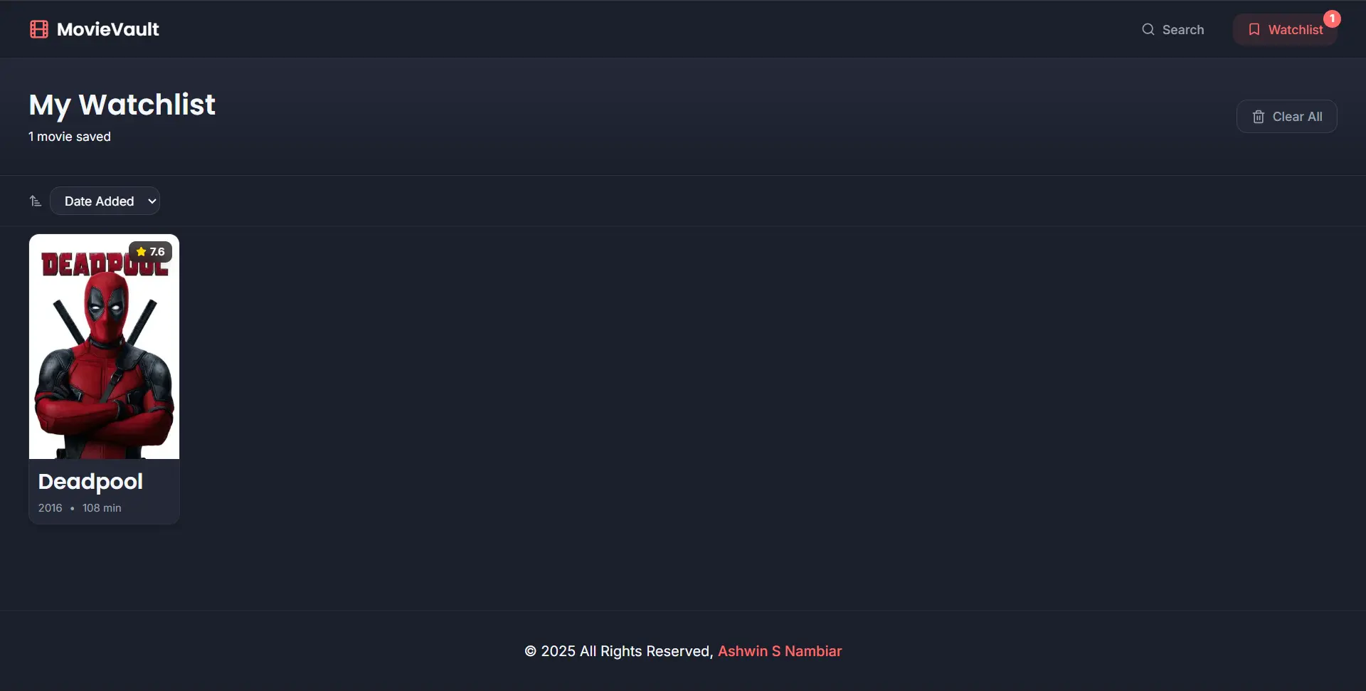 MovieVault screenshot 5