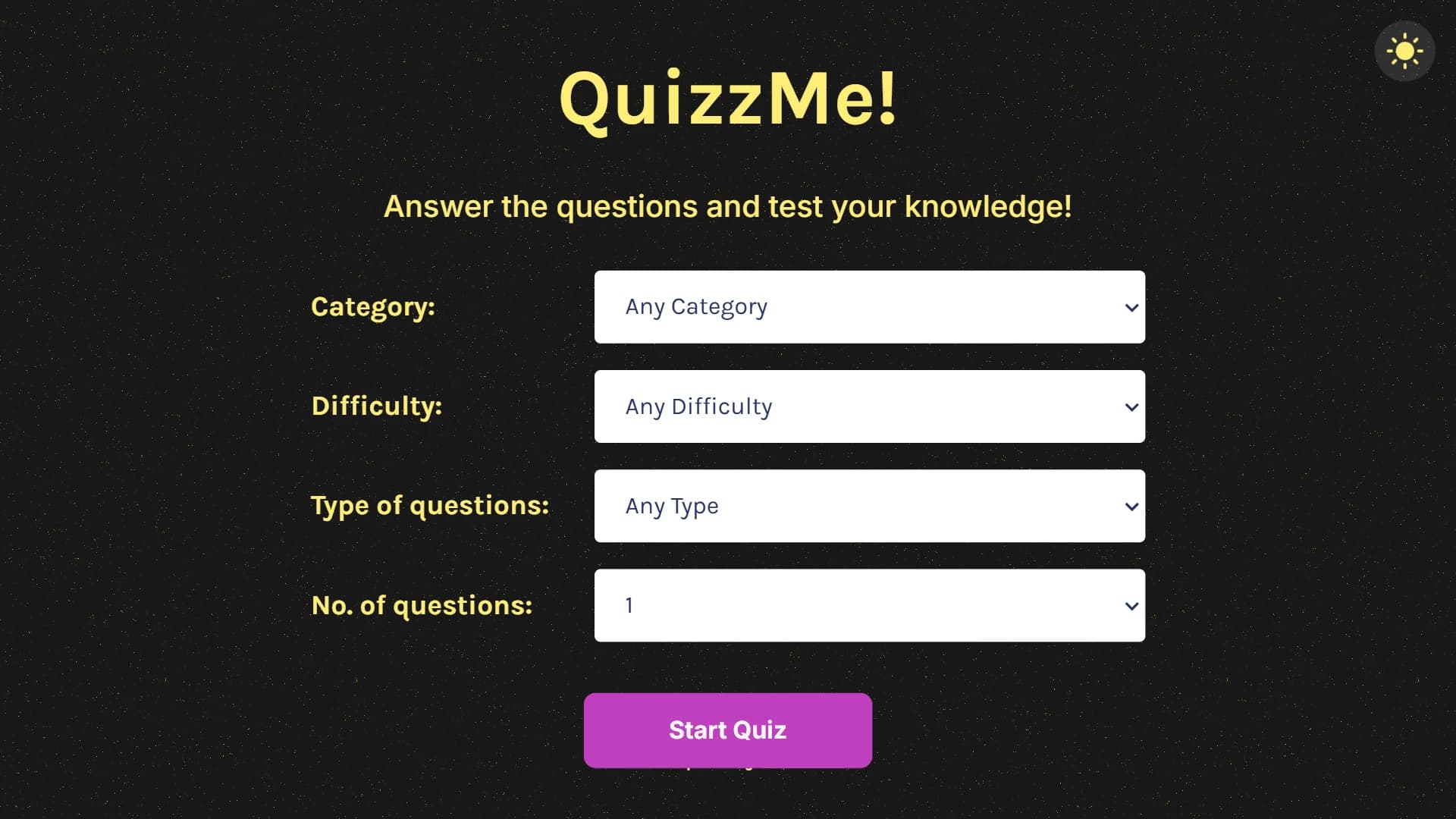 QuizzMe screenshot 2