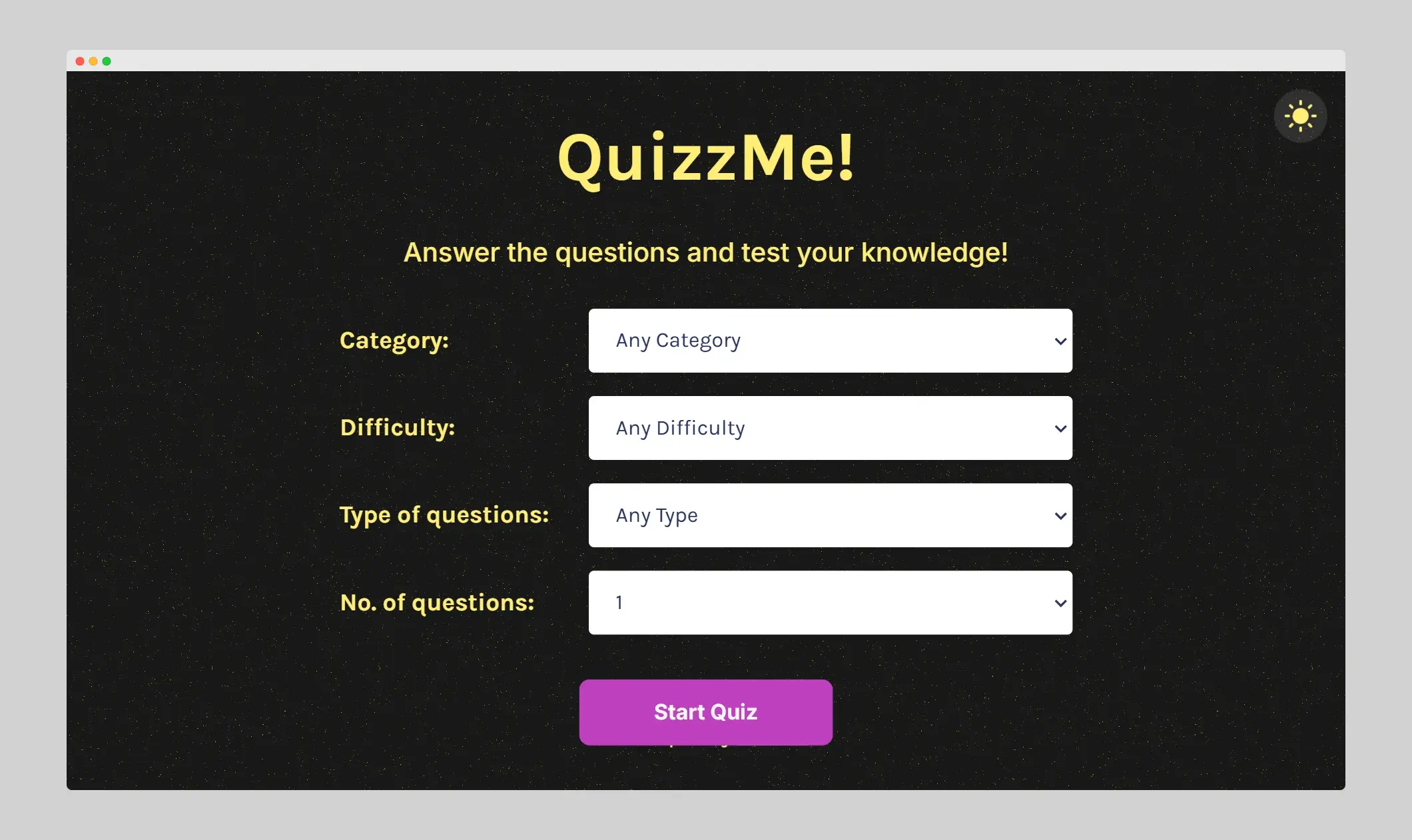 QuizzMe